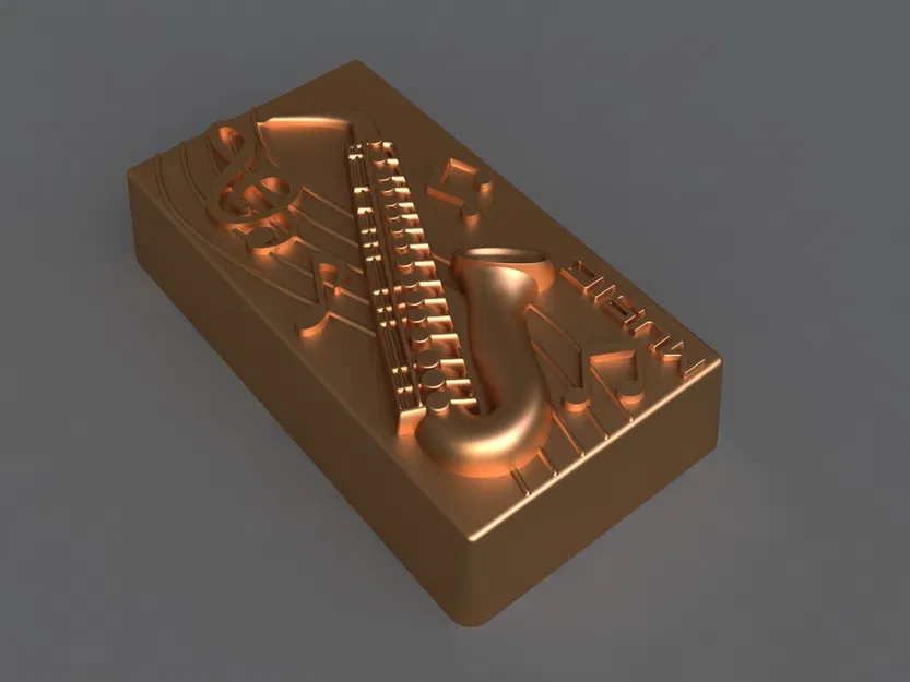 Saxophone_l4xOT – Mẫu 3D khuôn kèn Saxophone - Image 2