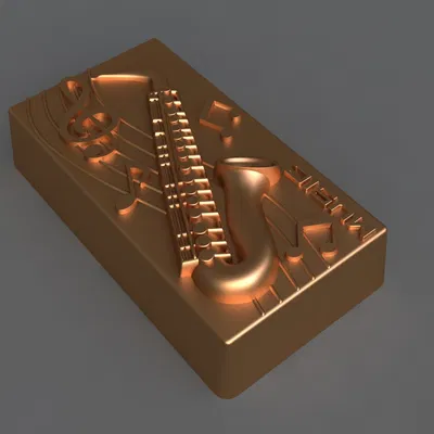 Saxophone_l4xOT – Mẫu 3D khuôn kèn Saxophone