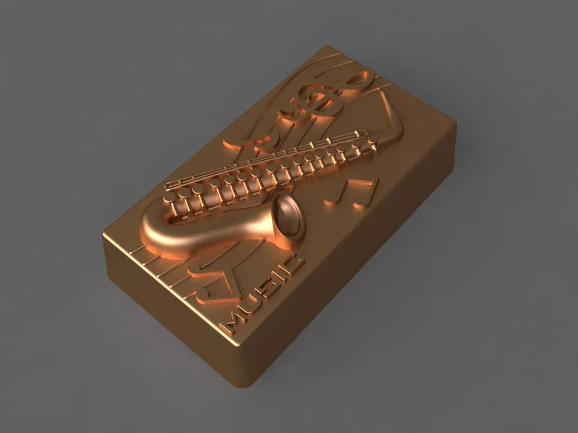 Saxophone_l4xOT – Mẫu 3D khuôn kèn Saxophone - Image 3