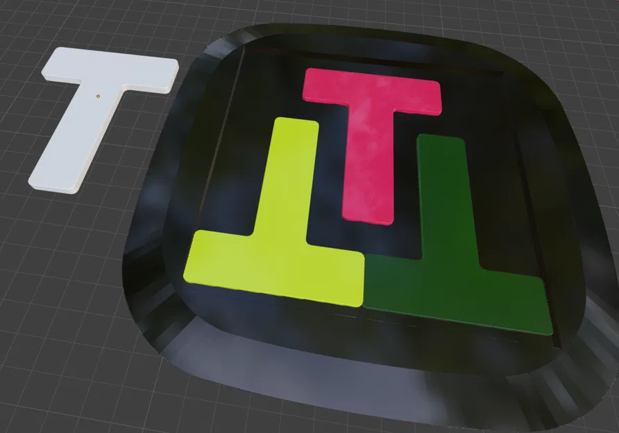 Hộp puzzle 4 chữ T cổ điển (4 T puzzle box \ hlavolam) - Image 1