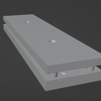 Khuôn âm (negative) lá đế cắm nhang