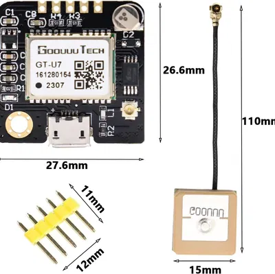 Mô-đun GPS GT-U7 và anten