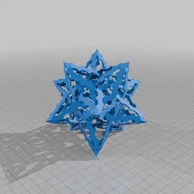 ESCHER STAR DODECAHEDRAL POLYKNOT 14