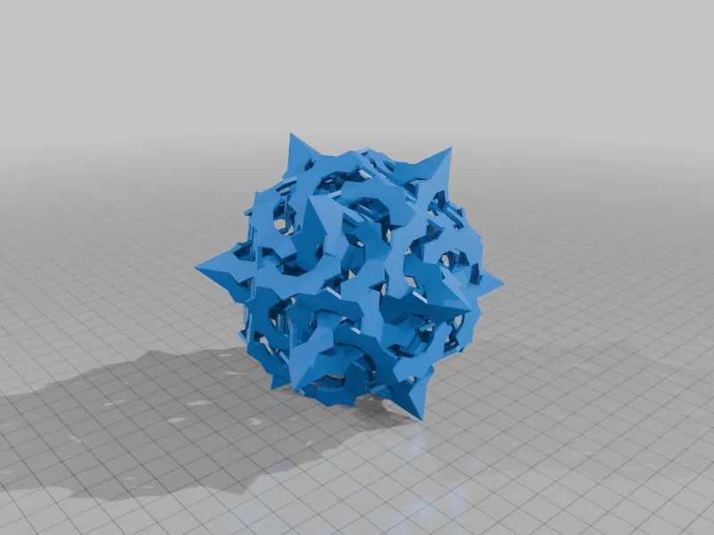 ESCHER NESTED STAR DODECAHEDRAL POLYKNOT 2 - Image 1
