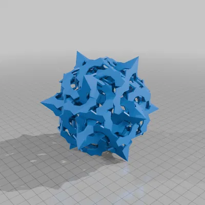 ESCHER NESTED STAR DODECAHEDRAL POLYKNOT 2