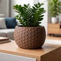 Chậu Circles Planter – Decor Botany Chic với họa tiết vòng tròn hiện đại - Thumbnail 1