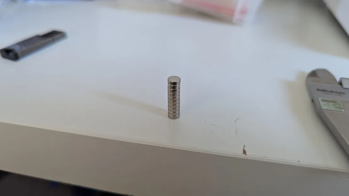 Khay purge nam châm cho Prusa XL - nam châm 5x2mm (x5) - Image 4