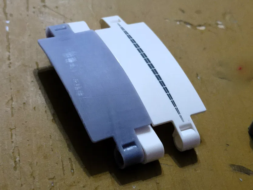 CaDA/LEGO Curved plate 3x9x2 - Image 1