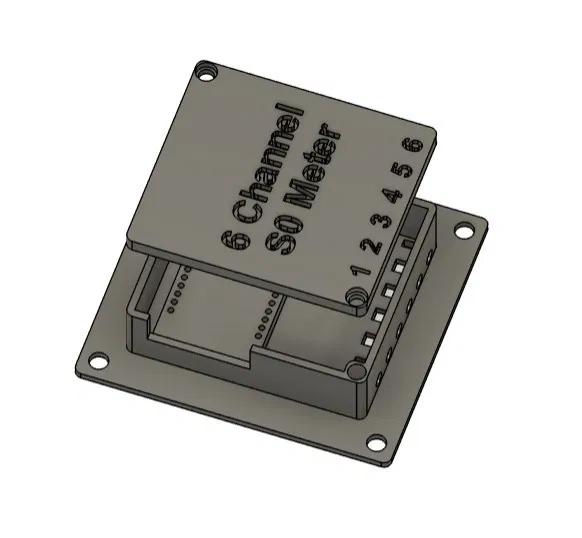 6 Channel S0 Meter – Vỏ case cho ESP32 (6 kênh) - Image 1