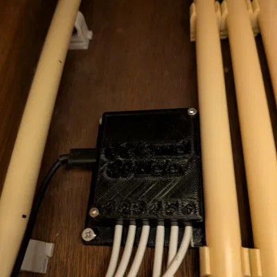 6 Channel S0 Meter – Vỏ case cho ESP32 (6 kênh)