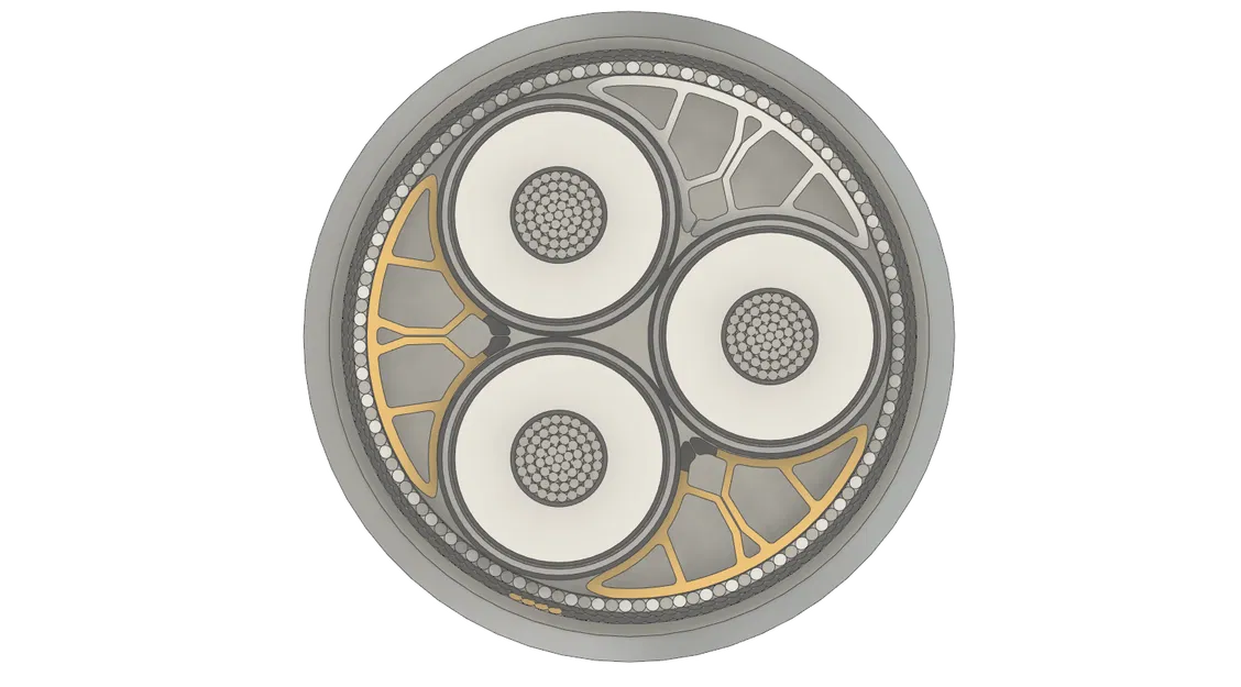 Cáp Ngầm Điện Áp Cao - Ruột Dẫn Nhôm - Image 2