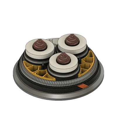 Cáp Ngầm Điện Áp Cao – Lõi Đồng – Giáp Kép