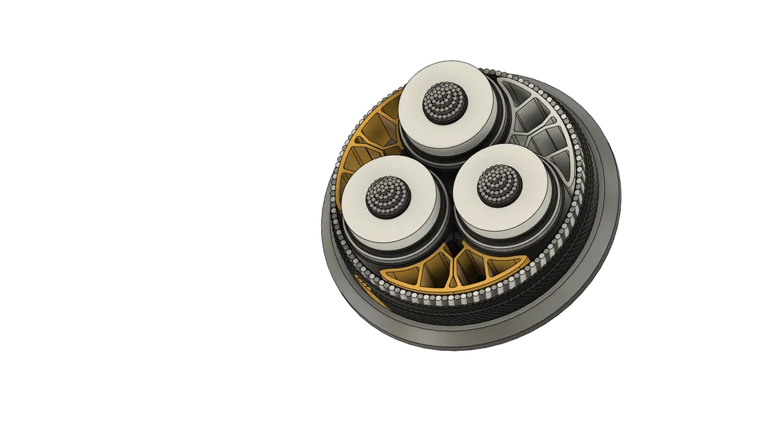 Cáp Ngầm Điện Áp Cao - Ruột Dẫn Nhôm - Image 3