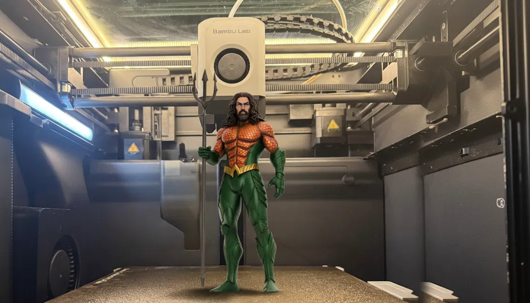 Aquaman – Mô hình 3D cao cấp để in trưng bày - Image 1