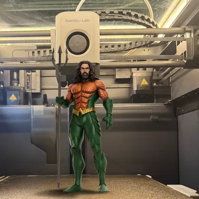Aquaman – Mô hình 3D cao cấp để in trưng bày