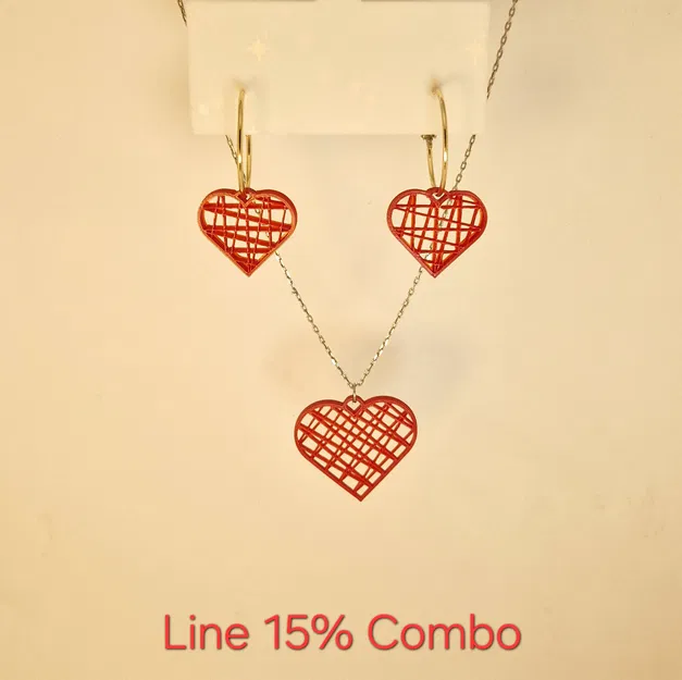 Infinite Heart – Trang sức hình học mô-đun - Image 2