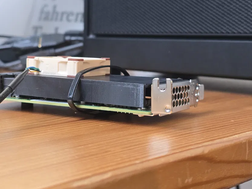 Ống dẫn gió quạt 40mm cho LSI 9305 16i (Fan Shroud) - Image 4