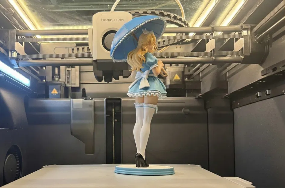 Cô Gái Xinh Đẹp Cầm Dù (Beautiful Lady with Umbrella) - Image 1