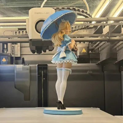 Cô Gái Xinh Đẹp Cầm Dù (Beautiful Lady with Umbrella)