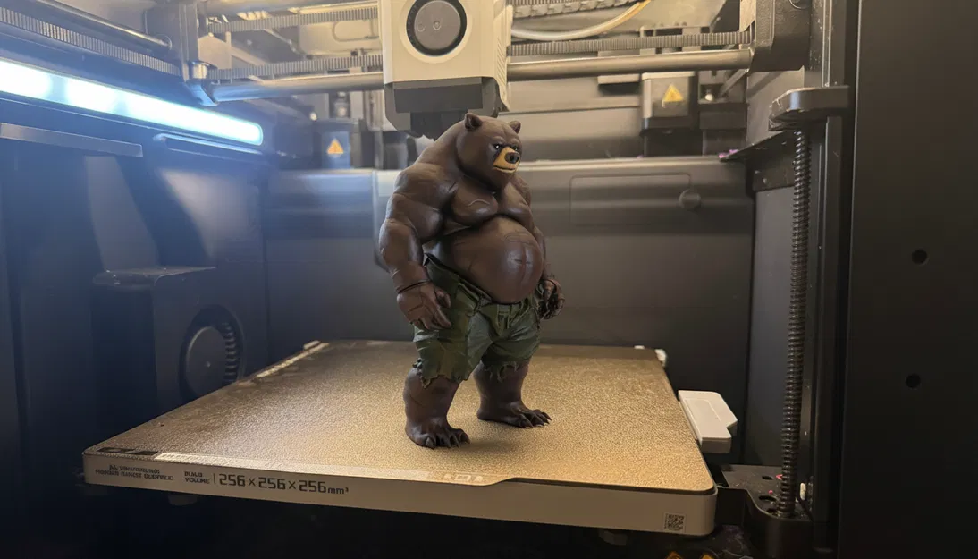 Boxer Bear – Gấu Boxer (mẫu 3D) - Image 1