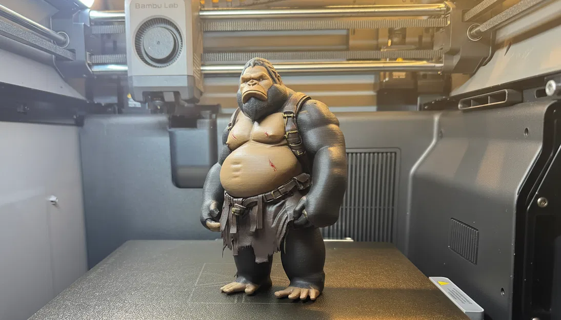 Gorilla Đấm Bốc (Boxing Gorilla) - Mẫu 3D - Image 1