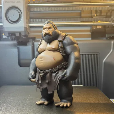 Gorilla Đấm Bốc (Boxing Gorilla) - Mẫu 3D