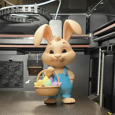 Thỏ Kèm Giỏ Trái Cây (Bunny with Fruit Basket)