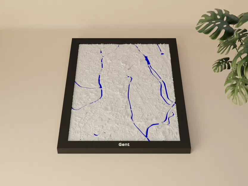 Gent, Belgium - Bản thu nhỏ 3D - Image 2