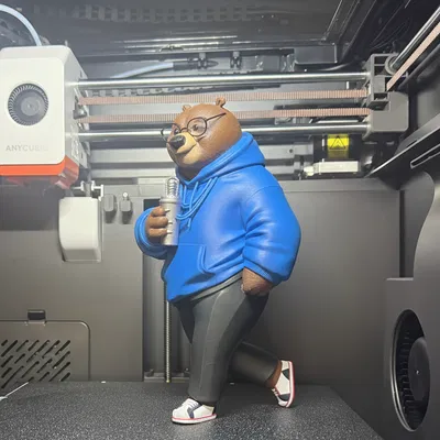 Cool Panda – Gấu trúc ngầu (mẫu 3D)