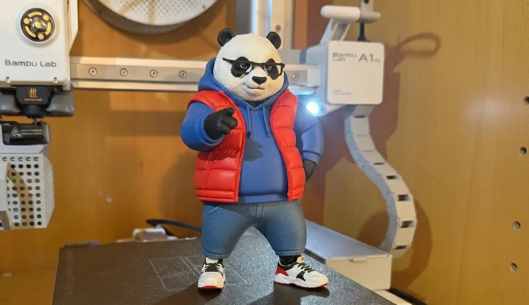 Cool Panda – Gấu trúc ngầu (3D Model) - Image 1