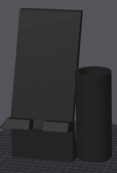 Giá đỡ điện thoại (Smartphone holder) kèm khay để bút - Image 2