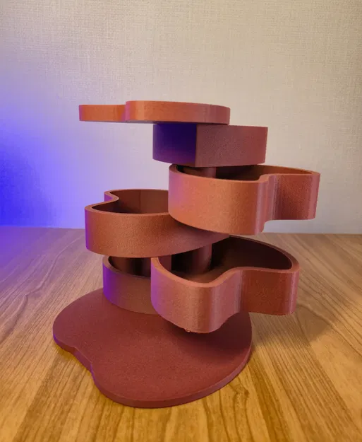 Kệ Trang Sức Trái Tim – Khay Xoay Xếp Chồng (Organizer) - Image 5