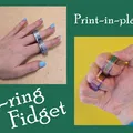 2-ring Fidget (Nhẫn fidget 2 vòng, print-in-place) - Thumbnail 2