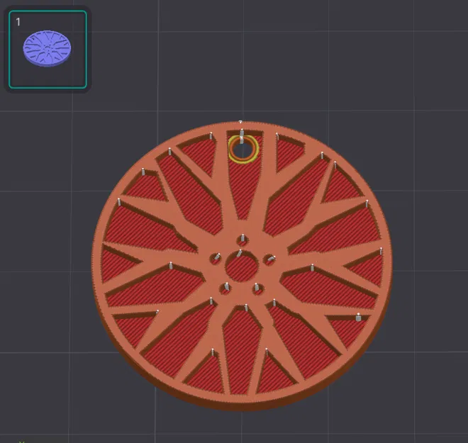 Llavero rin – móc khóa hình mâm (rin) - Image 2