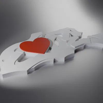 Móc khóa LOVE phong cách Graffiti – Quà tặng Ngày Valentine