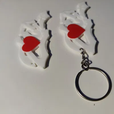 Móc khóa LOVE phong cách Graffiti – Quà tặng Ngày Valentine