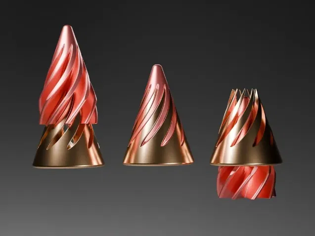 Spiral Fidget Triangle (Tam Giác Fidget Xoắn Ốc) - Image 1