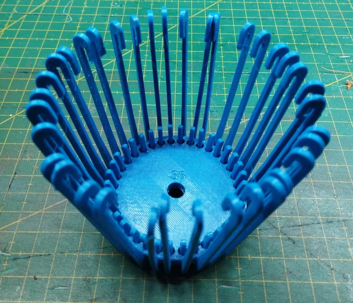Cast-on bonnet (mẫu 3D cho máy đan vớ) - Image 1