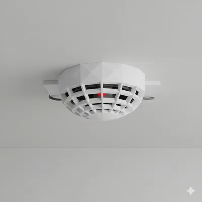 Đầu báo khói Low Poly