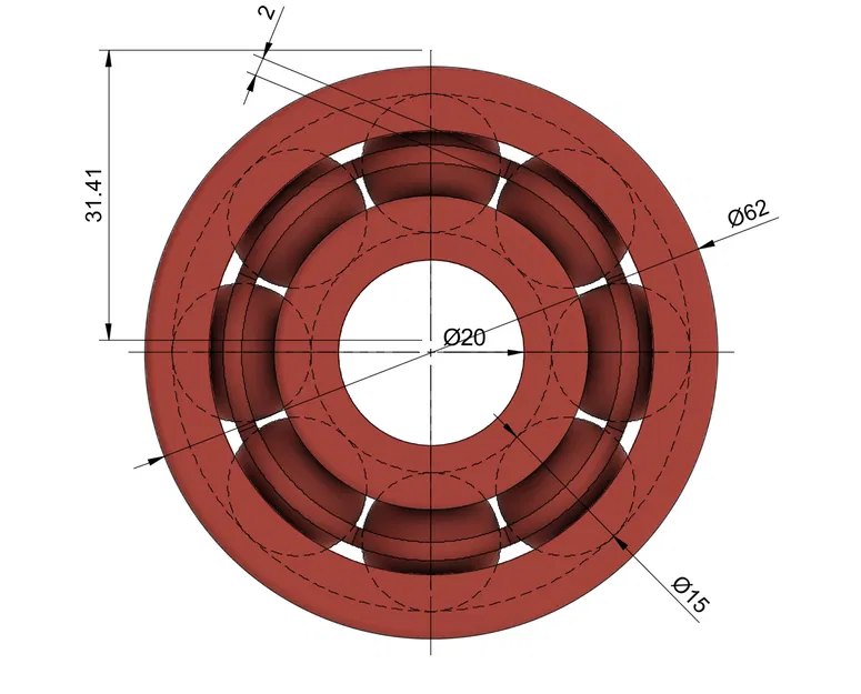 Ball Bearing - Cụm lắp ráp hoạt động đầy đủ (Fully Functional Assembly) - Image 3