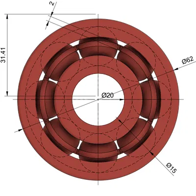 Ball Bearing - Cụm lắp ráp hoạt động đầy đủ (Fully Functional Assembly)