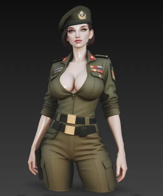 Cô gái quân nhân sexy 2 - Image 4