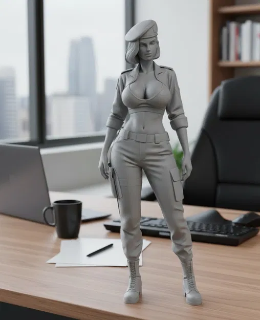 Cô nàng quân nhân gợi cảm (sexy military woman) - Image 1