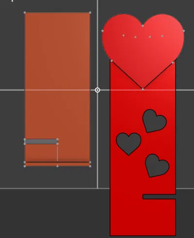 Kệ đỡ điện thoại hình trái tim 2 phần - Image 1