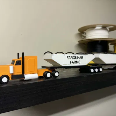 Xe đầu kéo kèm rơ-moóc chở ngũ cốc SuperB