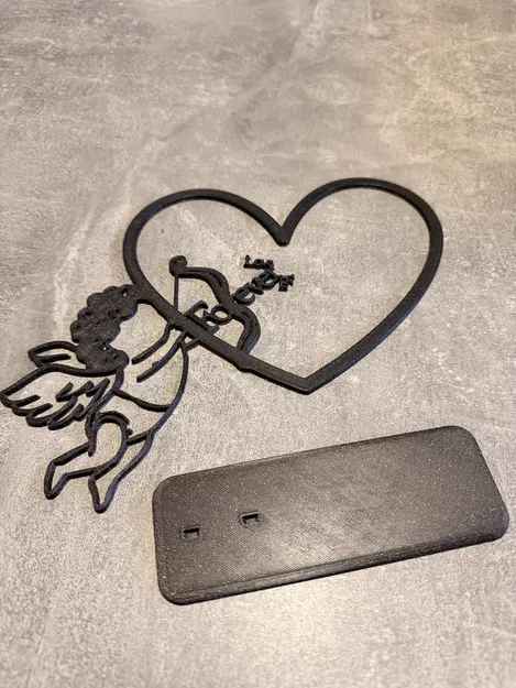 Cupid “Forever Love You” – Mẫu decor Valentine treo tường/để bàn - Image 2