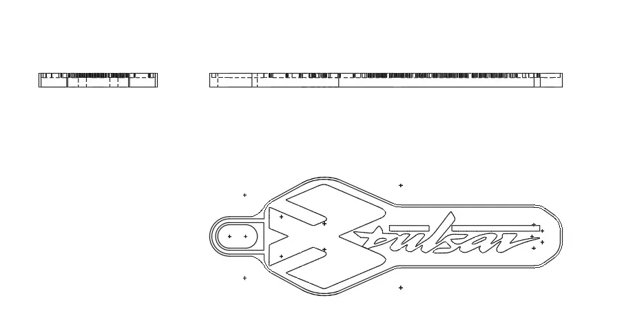 Móc khóa Bajaj Pulsar (Bajaj Pulsar Keychain) - Image 2