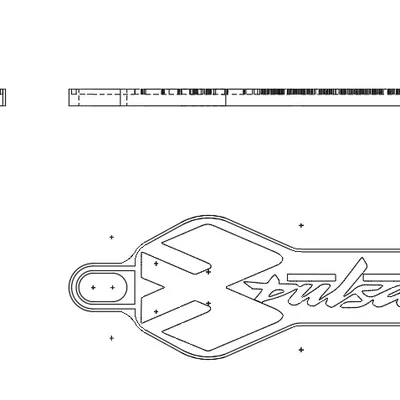Móc khóa Bajaj Pulsar (Bajaj Pulsar Keychain)