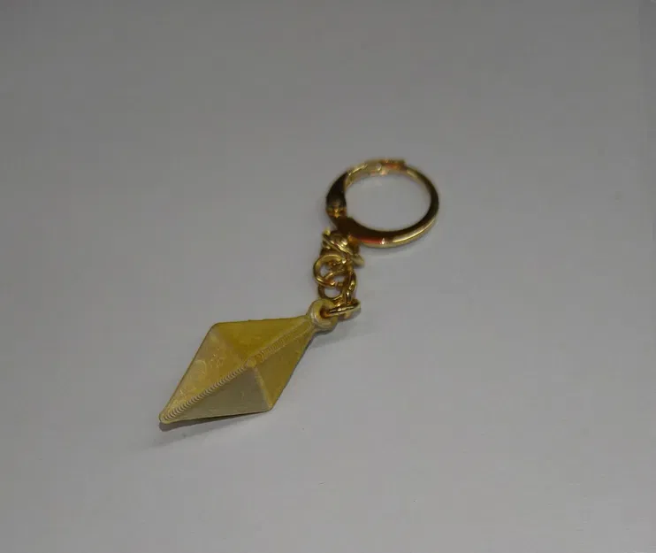 Bông tai hình kim cương (Diamant-Ohrring / diamond earring) - Image 1
