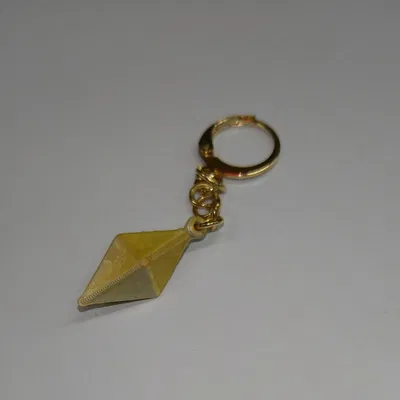 Bông tai hình kim cương (Diamant-Ohrring / diamond earring)